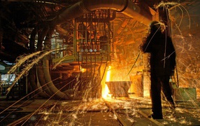 Symphony of Fire at Steel Plant