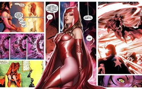 Comic book heroine Scarlet Witch