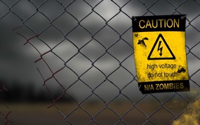 Забор под напряжением против зомби