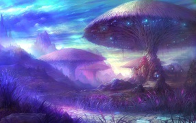 Большие фантастические грибы