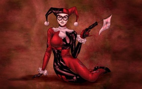 Villain from the comics Harley Quinn