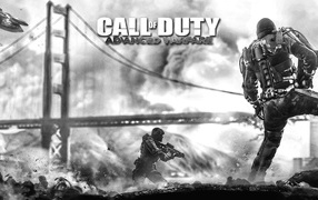 Красивая игра Call of Duty Advanced Warfare