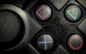 Button on the player in the video game