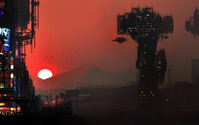 Город в игре Cyberpunk 2077