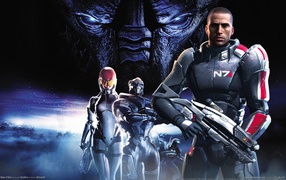 Командор Шеппард из игры Mass Effect