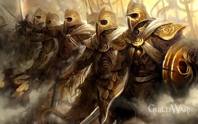 Отряд воинов из игры Guild Wars