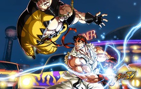 Heroes of the game Street Fighter IV