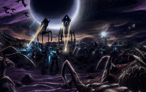 Орда инопланетян в игре Starcraft II