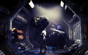 Десант на станции в игре Starcraft II