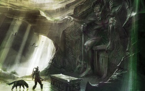 Пейзаж в игре The Elder Scrolls V Skyrim
