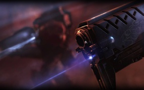 Лазерный прицел оружия в игре Starcraft II