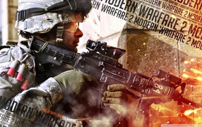 Популярная игра Call of Duty Modern Warfare 2