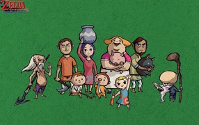 Rural characters of the game The Legend of Zelda