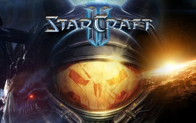 Skull wearing a mask, the game Starcraft II