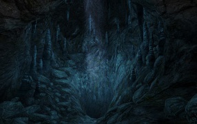 Stone cave in the game Dear Esther