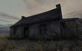 Stone house in the game Dear Esther