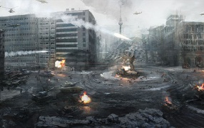 Сражение в игре Call of Duty Modern Warfare 3