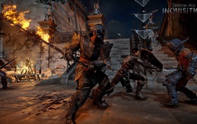 The battle in the game Dragon Age Inquisition