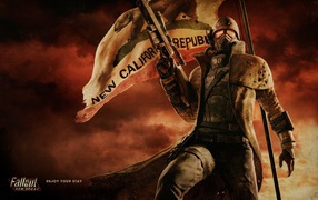Warrior of the republic in the game Fallout New Vegas