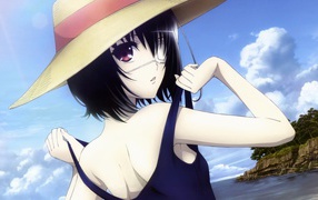 Girl in the hat anime Another