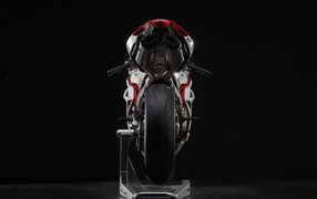 Rear view of the bike MV Agusta F4 RC