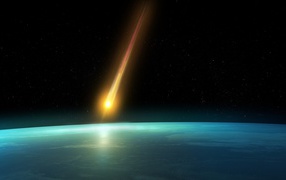 Comet falls to Earth