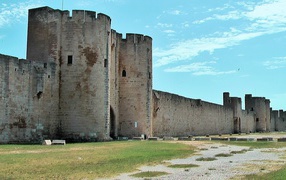 Impregnable walls of the old castle