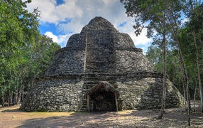 Mayan Temple in Mexico