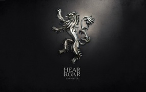 Symbol of a lion, the series Game of Thrones