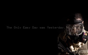 The easiest day was yesterday