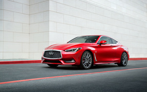 Car Infiniti Q60 Red Sport 400 year of release 2017