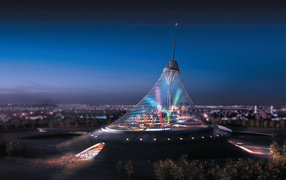 Khan Shatyr shopping center in Astana