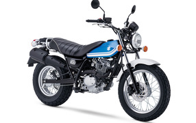 Motorcycle Suzuki VanVan 200 on a white background