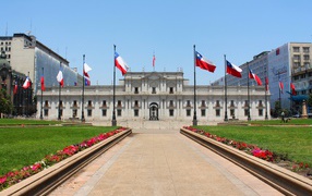 Дворец президента Ла-Монеда, Сантьяго Чили 