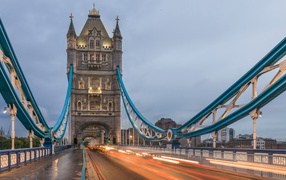 The Hanging Tower Bridge, London. United Kingdom