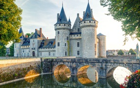 Medieval castle Sully-sur-Loire, France