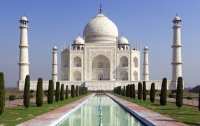 Mausoleum-Mosque of Taj Mahal, India