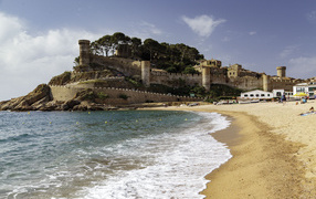Fortress of Vila Velha, Costa Brava. Spain