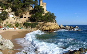 Lloret de Mar, the azure coast of Spain, the Costa Brava