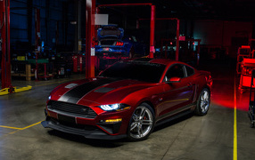 Red car Roush RS2 Side View, 2018