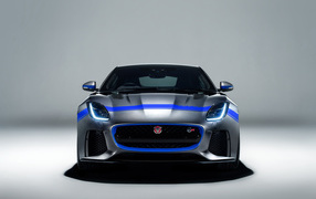 Car Jaguar F Type SVR Graphic Pack Coupe 2018 year front view
