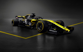 Racing car Renault RS18 F1, 2018