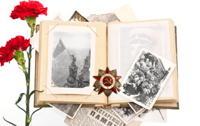 Book of Memory and the Order of the Patriotic War on Victory Day on May 9