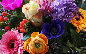 Beautiful bouquet close-up