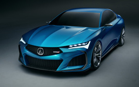 2019 blue Acura Type S Concept car