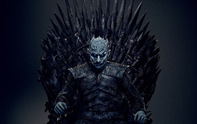 Character King of the Night on the throne movie Game of Thrones