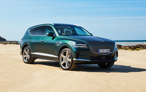 2020 Genesis GV80 3.5T AWD Large Crossover on the Sand