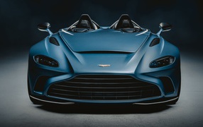 Car Aston Martin V12 Speedster 2020 on a gray background