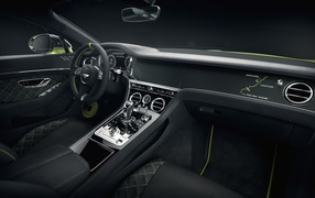 Black interior of the 2019 Bentley Continental GT Pikes Peak