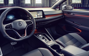 2020 Volkswagen Golf GTI Clubsport black leather interior